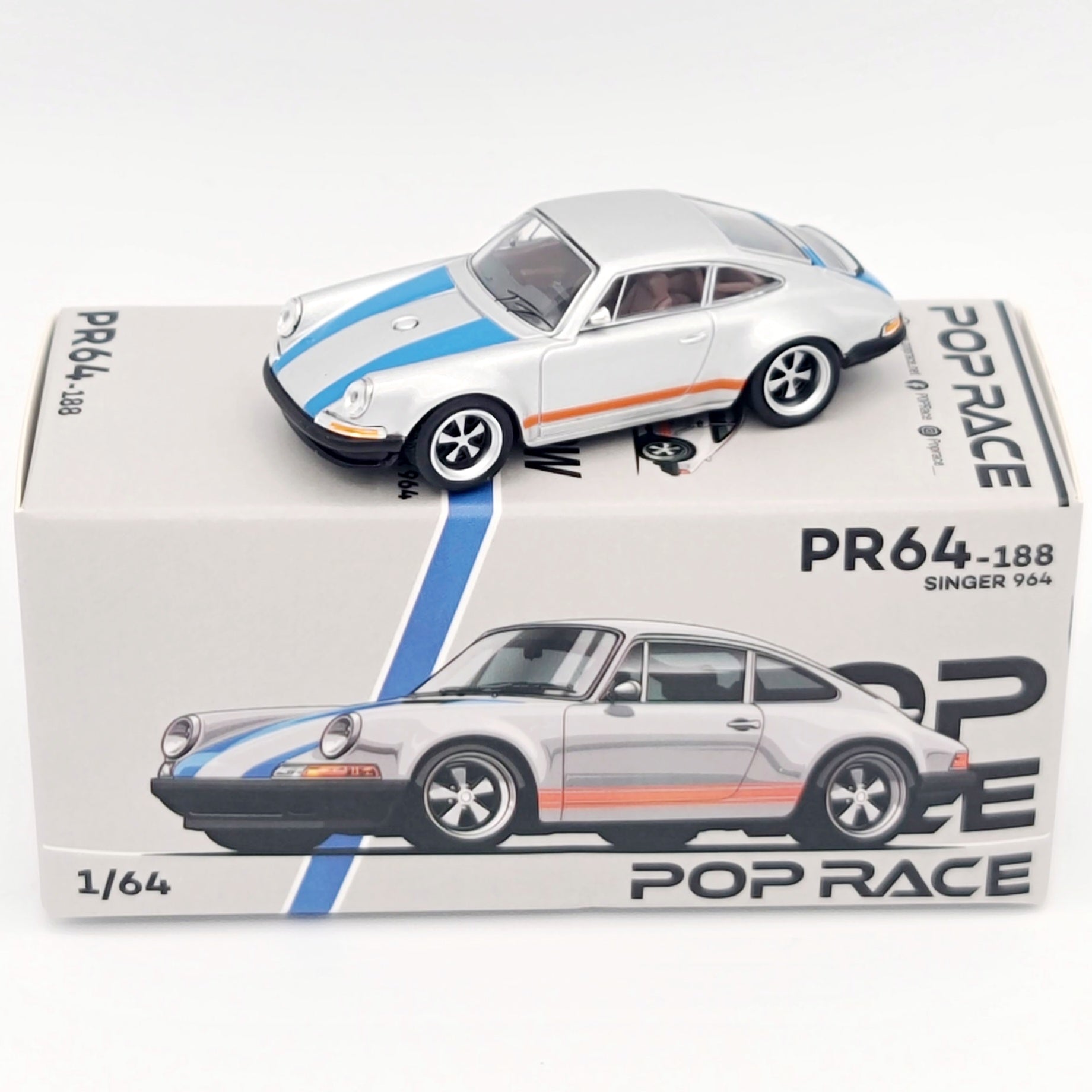 Pop Race Singer Porsche 964 - 1:64 (2025 Limited Edition)